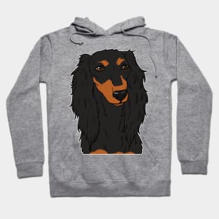 Saluki Black and Tan Hoodie